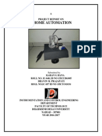 Home Automation: A Project Report On