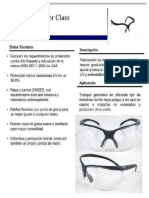 Especificacion Lentes Tipo Supervisor Claros