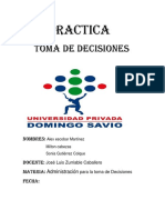 Tarea de Toma de Decisiones