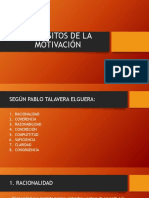 Requisitos de La Motivación