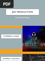 JDK Production: Isaiah Dave D. Staples