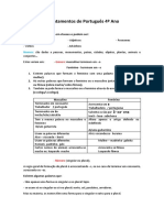 Apontamentos de Português 4º An1 PDF