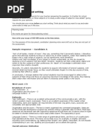 Task 4 - Extended Writing: Sample Response - Candidate A