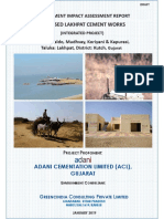 Adani Cementation LTD at Lakhpat Cement LTD Kutchw101 Eia1 PDF