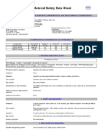 Material Safety Data Sheet: 1. Identification of The Substance/Preparation and The Company/Undertaking