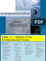 The Entrepreneurial and Entrepreneurial Mind: Week #2