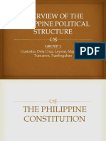 Overview of The Philippine Political Structure PDF