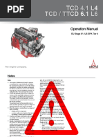 TCD / TTCD 6.1 L6 TCD 4.1 L4: Operation Manual