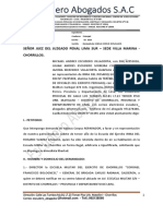 HABEAS CORPUS COTRA DIRECTOR la ESCUELA MILITAR DEL EJERCITO DE CHORRILLOS “CORONEL FRANCISCO BOLOGNESI,” – GENERAL DE BRIGADA CARLOS RABANAL CALDERON - COMANDANDANTE GENERAL DEL COMANDO DE EDUCACIÓN Y DOCTRINA DEL EJERCITO – COEDE – GENERAL DE DIVISIÓN WALTER ENRIQUE ASTUDILLO CHAVEZ.