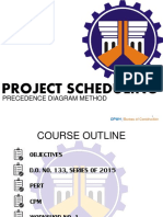 Project Scheduling: Precedence Diagram Method