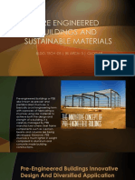 Pre Engineered Buildings and Sustainable Materials