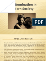 Male Domination in Modern Society