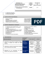 PETS-IMP-100 Ajuste de Aisladores de Los Transformadores de Distribución