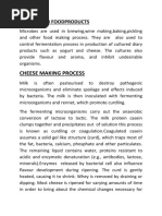 Microbes in Food Products