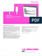 Spaulding Lighting Stockton Floodlight Spec Sheet 11-84