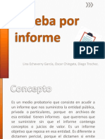 Prueba Por Informe