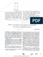 Bellak (1963) Sobre Los Problemas Del Concepto de Proyección