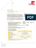 Measu Rement Devices: Insertion Loss & Return Loss Meter