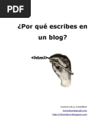 Porque Escribes Un Blog