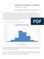 Construindo Uma Curva de Gauss No