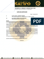 Carta de Aceptacion Practicas Pre Profesionales