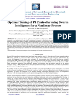 Optimal Tuning of PI Controller Using Swarm Intelligence For A Nonlinear Process