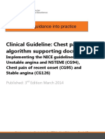 Chest Pain Algorithm Clinical Case Scenarios PDF 243970669