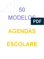 50 Modelos de Agendas Escolares 2019-2020 Editables - Gratis en Word PDF