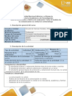 Guía de Actividades y Rúbrica de Evaluación-Tarea 3-Análisis de La Comunicación No Verbal en Cortometraje