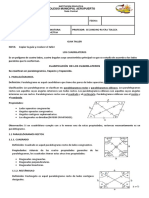 Clasificación de Los Cuadrilateros Se Clasifican en Paralelogramos, Trapecio y Trapezoide