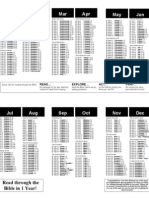 Read Through The Bible in One Year!