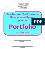 Result-Based Performance Management System (RPMS) : Portfolio