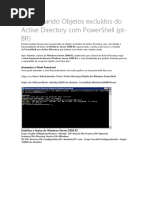 Microsoft Windows Server 2008 R2 - Recuperando Objetos Excluídos Do Active Directory Com PowerShell