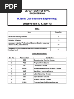 M.Tech. (Civil-Structural Engineering)