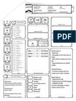 Anidelle (Ani) Timbers: Rogue (LVL 2) Criminal Dan Gnome (Forest) Chaotic Neutral