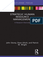 Strategic Human Resource Management