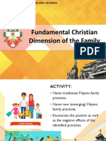 1 Fundamental Christian Dimension of The Family