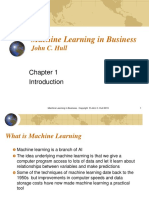 Machine Learning in Business - Chapter 1