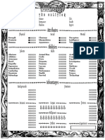 MR Gone Character Sheet