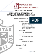 Espirometria Mecanismos de Defensa Del Aparato Respiratorio