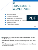 Financial Statements, Cash Flow, and Taxes