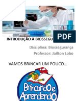 AULA 1 Introdução e História Da Biossegurança PDF