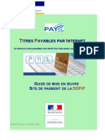 Nca2018005 - Annexe 6 - Payfip - Guide de Mise en Oeuvre Site Dgfip