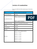 Changes To Structure of Examinations: Csec Change in Structure From 2016 Sitting