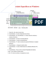 Atajos de Teclado Específicos en Windows