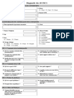 Questionnaire Diagnostic OSC