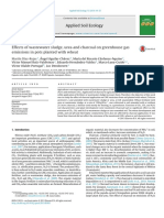 Effects of Wastewater Sludge, Urea and Charcoal On Greenhouse Gas Emissions in Pots Planted With Wheat