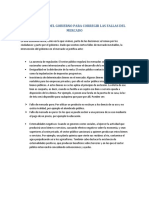 Intervencion Del Gobierno en El Mercado y Monopolistica