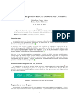 Regulación de Precio Del Gas Natural