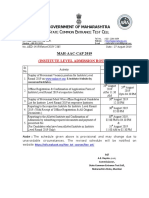 Institute Level Round